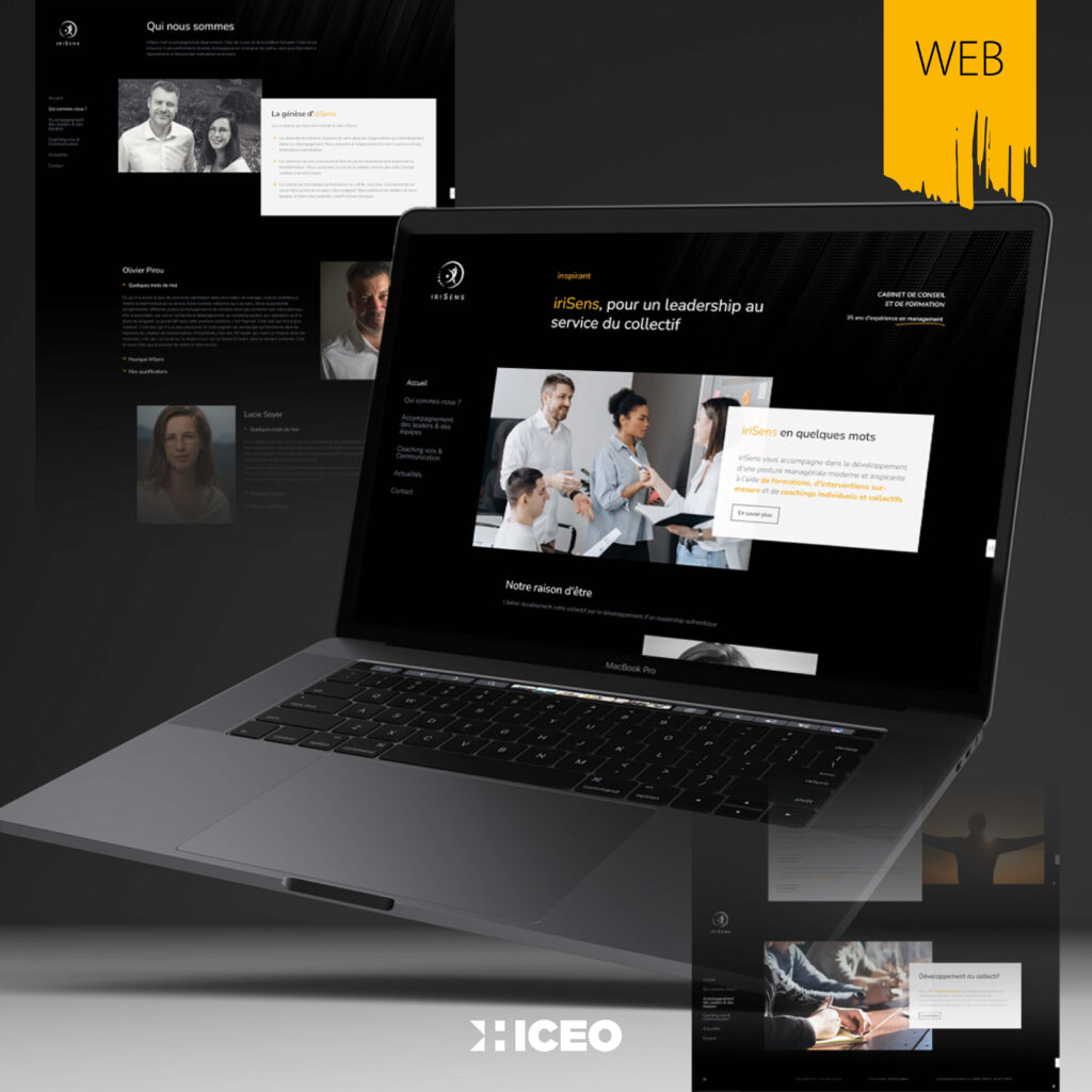 mockup HICEO IRISENS WEB