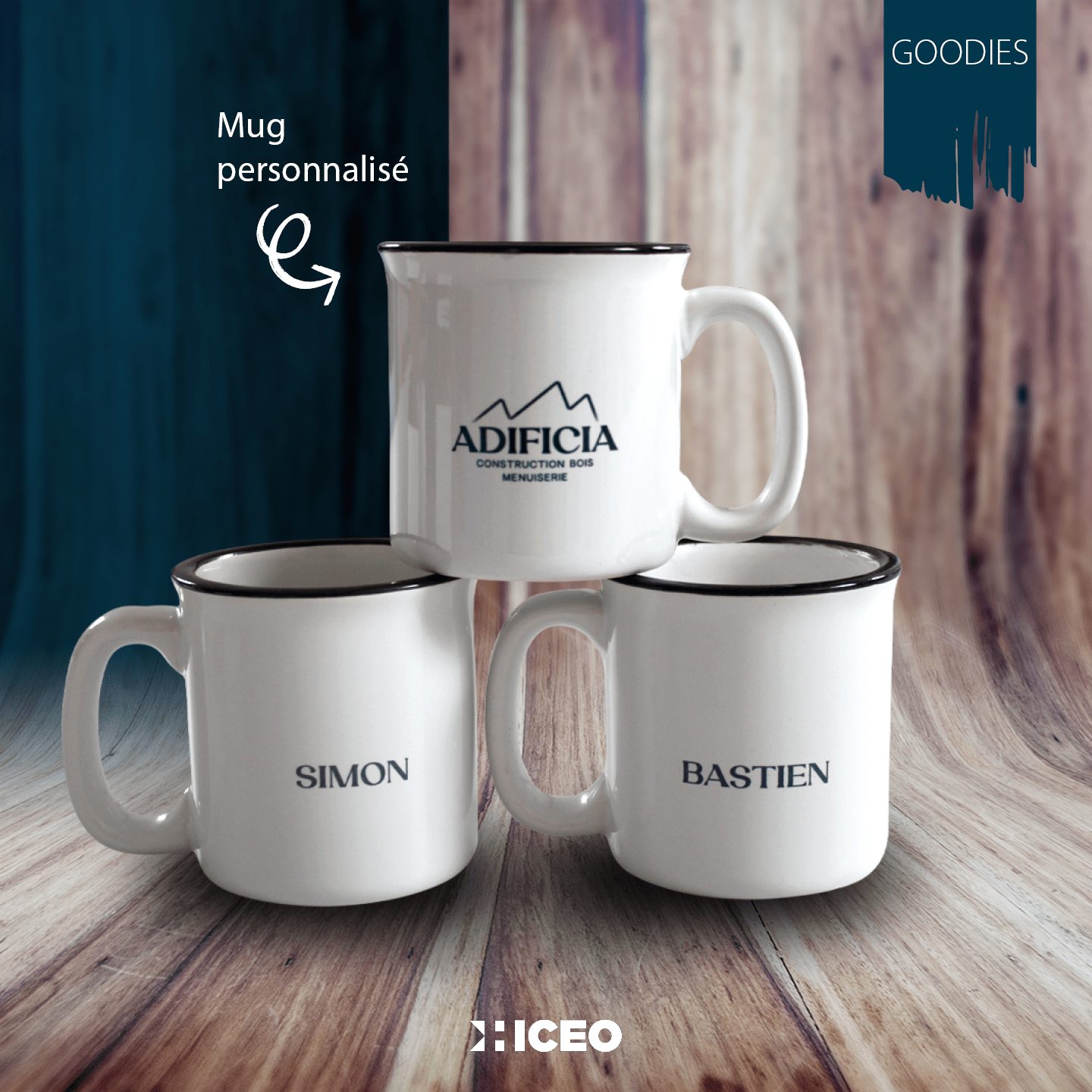 Hiceo-adificia mugs