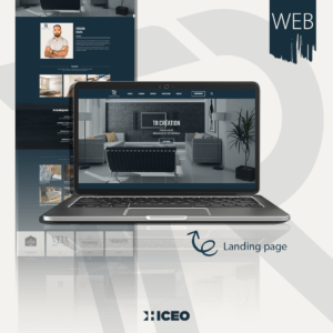 mockup HICEO TR création landing page