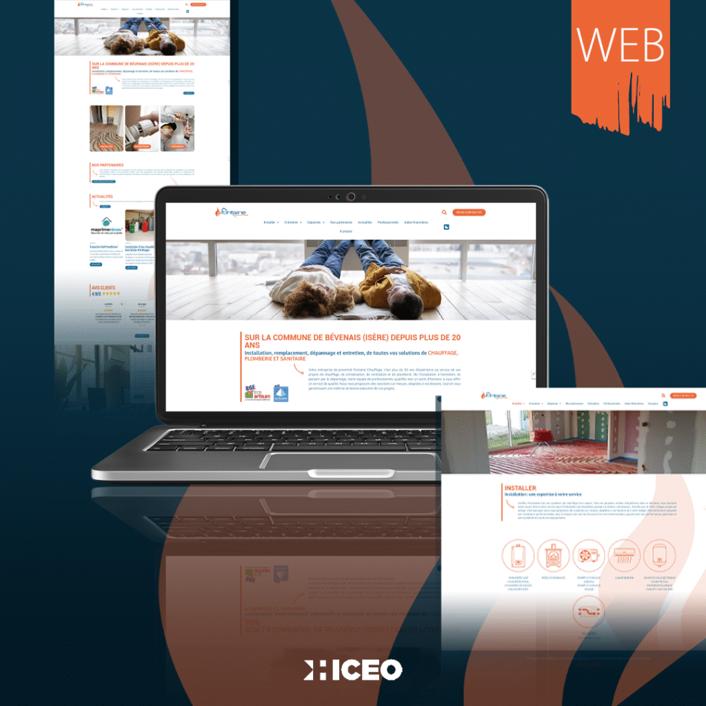 HICEO site web Fontaine Chauffage