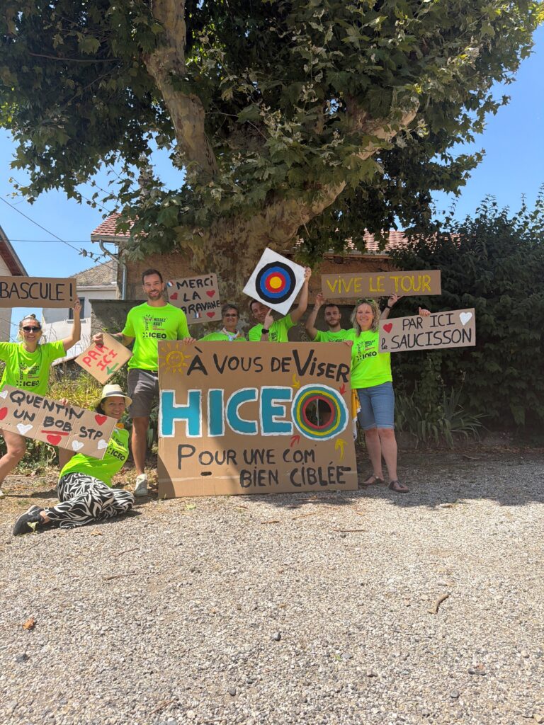 L’équipe Hiceo au passage du Tour de France au Grand-Lemps